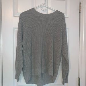 light grey Hollister sweater